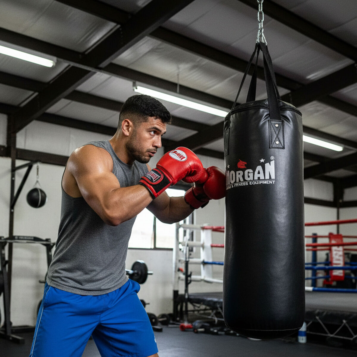 [Empty Black] MORGAN Short & Skinny Punch Bag