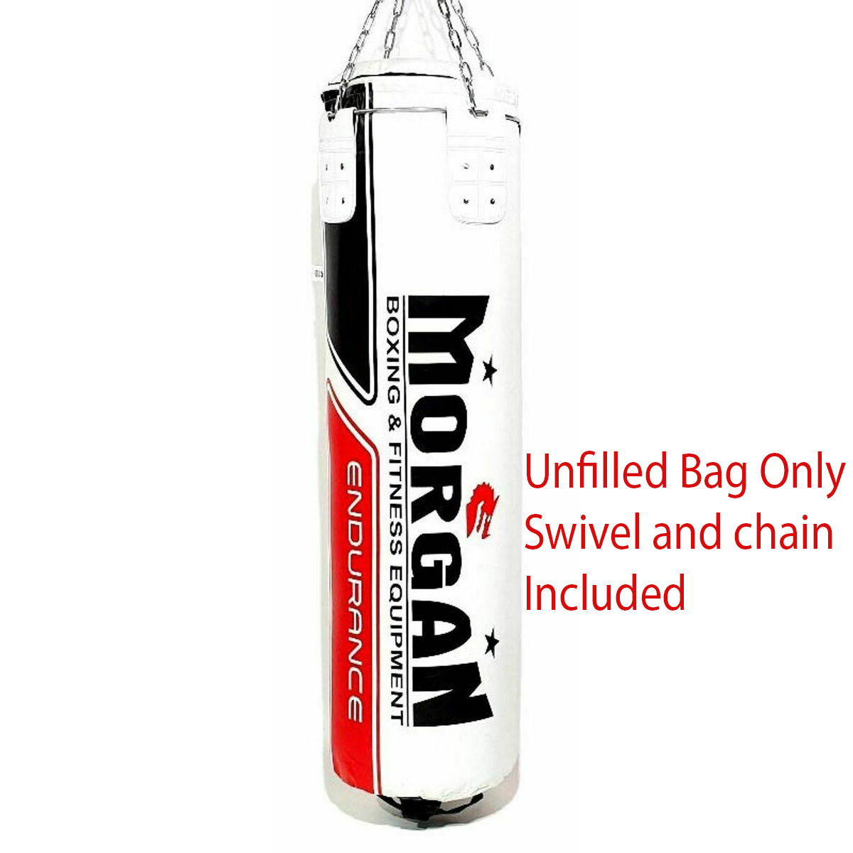 MORGAN V2 Endurance Foam Lined XL Heavy Punch Bag Unfilled (5Ft X 42Cm Diameter)