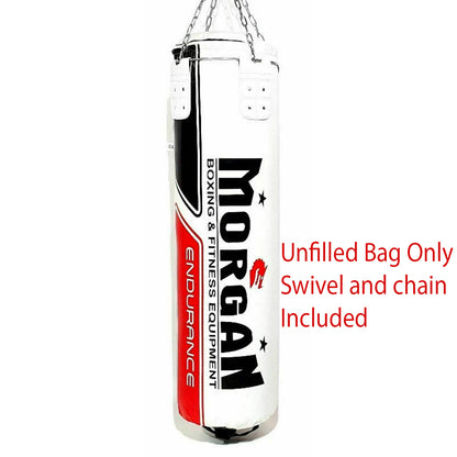 MORGAN V2 Endurance Foam Lined XL Heavy Punch Bag Unfilled (5Ft X 42Cm Diameter)