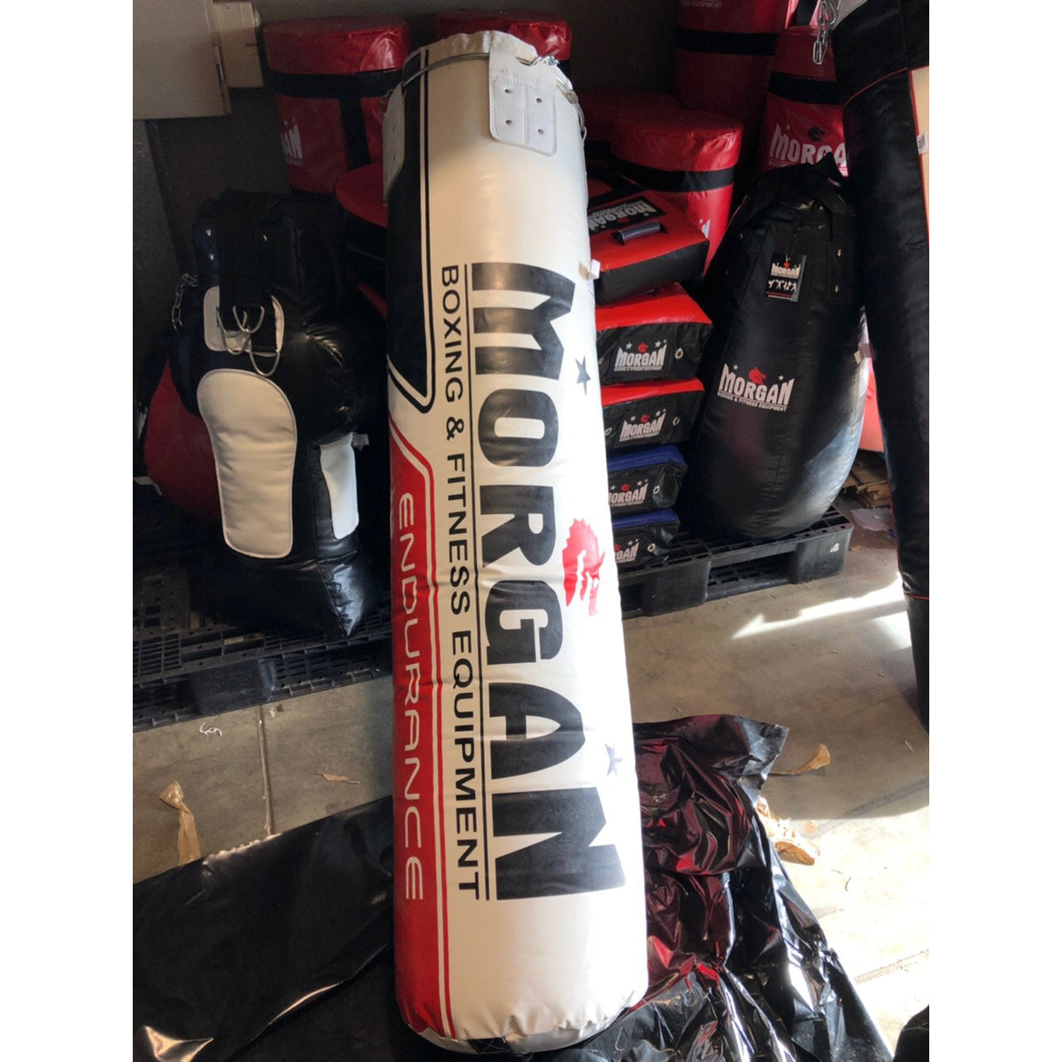 [Pick Up Only, No Delivery Available] MORGAN V2 Endurance Foam Lined XL Heavy Punch Bag Filled (6Ft X 42Cm Diameter)