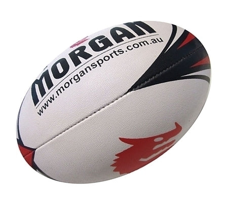 MORGAN Match 4-Ply Rugby League Ball - Boxing & Martial Arts