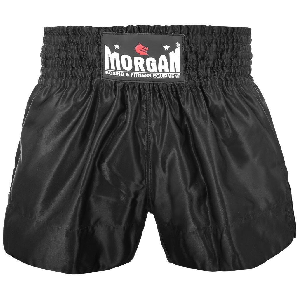 MORGAN Muay Thai Boxing MMA Shorts - Black - Boxing & MMA Shorts