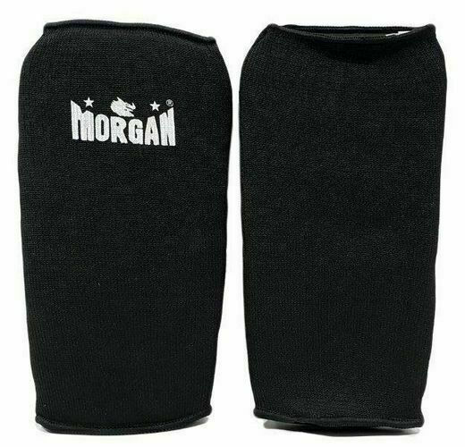 MORGAN Muay Thai Boxing Shin Guard Protectors - Shin Guards - BLACK