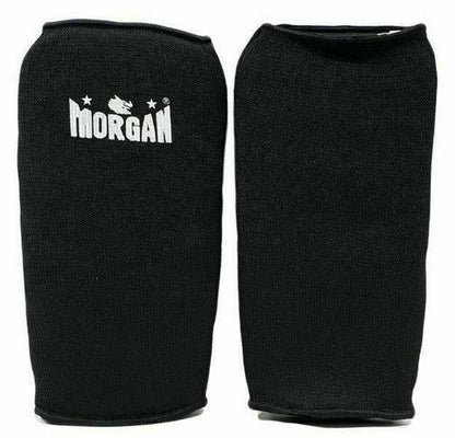 MORGAN Muay Thai Boxing Shin Guard Protectors - Shin Guards - BLACK