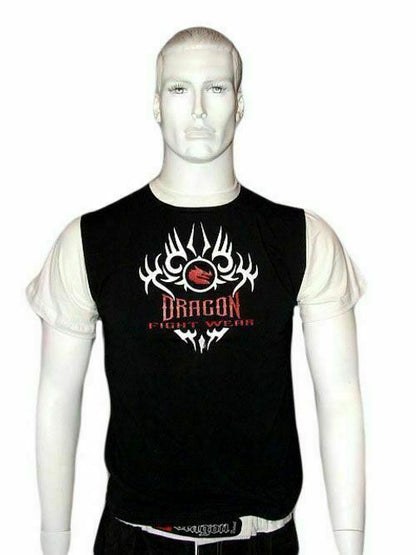 MORGAN Dragon Martial Arts Uniform Training T-Shirt Black - Boxing & MMA Shorts