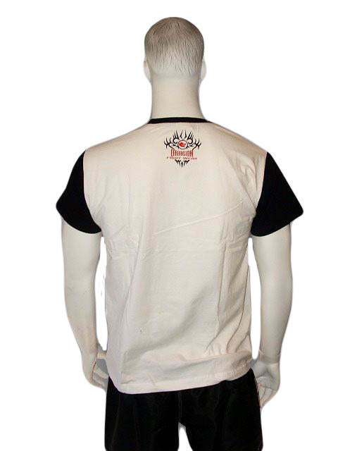 MORGAN Dragon Martial Arts Uniform Training T-Shirt White - Boxing & MMA Shorts