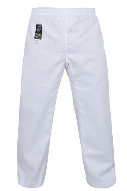MORGAN YAMASAKI V2 Ribbed Taekwondo Uniform Black V Neck 8oz
