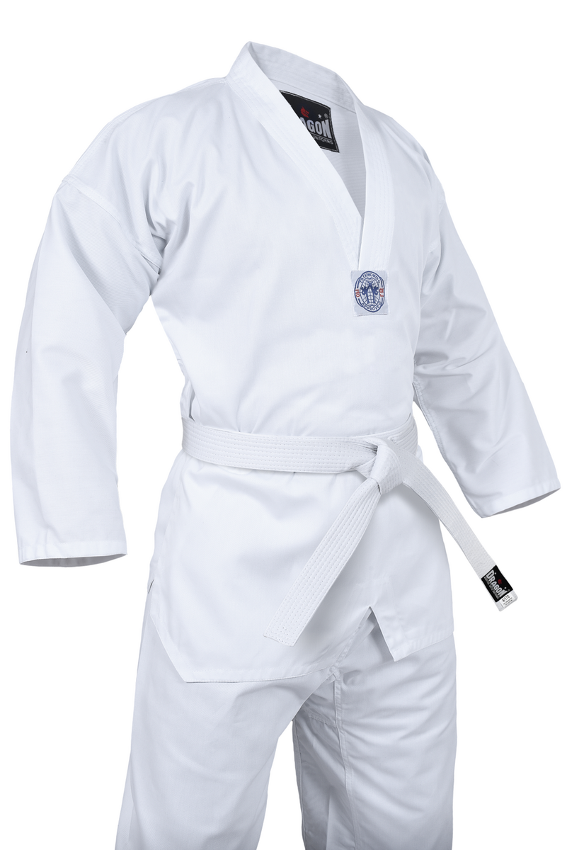 MORGAN DRAGON Deluxe Taekwondo Uniform (8oz) - Boxing & Martial Arts