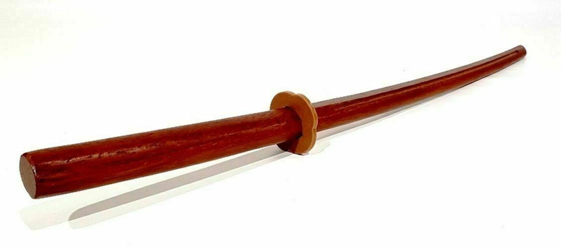 MORGAN Red Oak Bokken Sword Katana Training w Tsuba