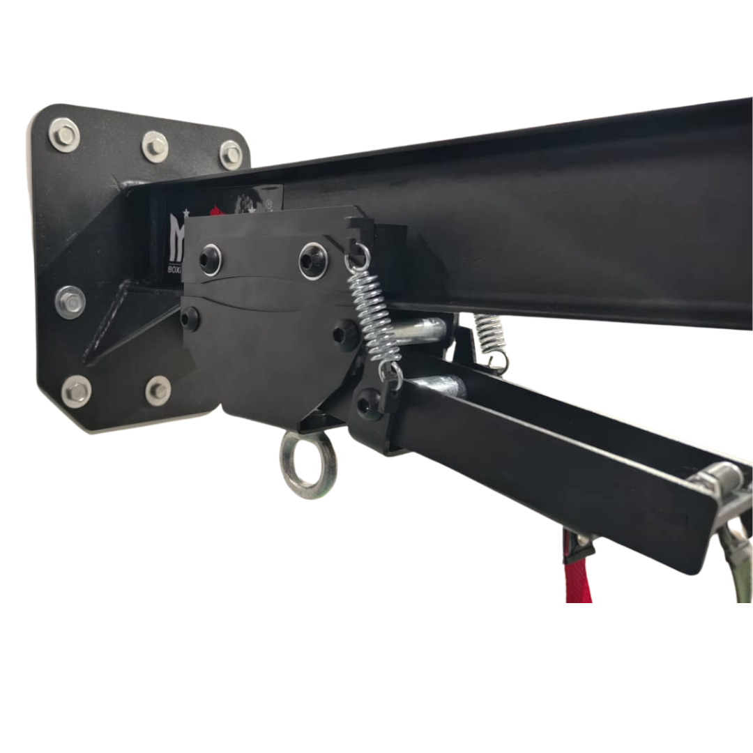 MORGAN Heavy-Duty Commercial Punch Bag Bracket with Easy-Slide Pulley System